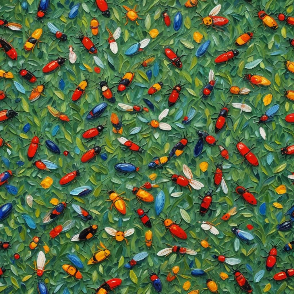 Pest in Expressionist Neo-Impressionist Oil Painting