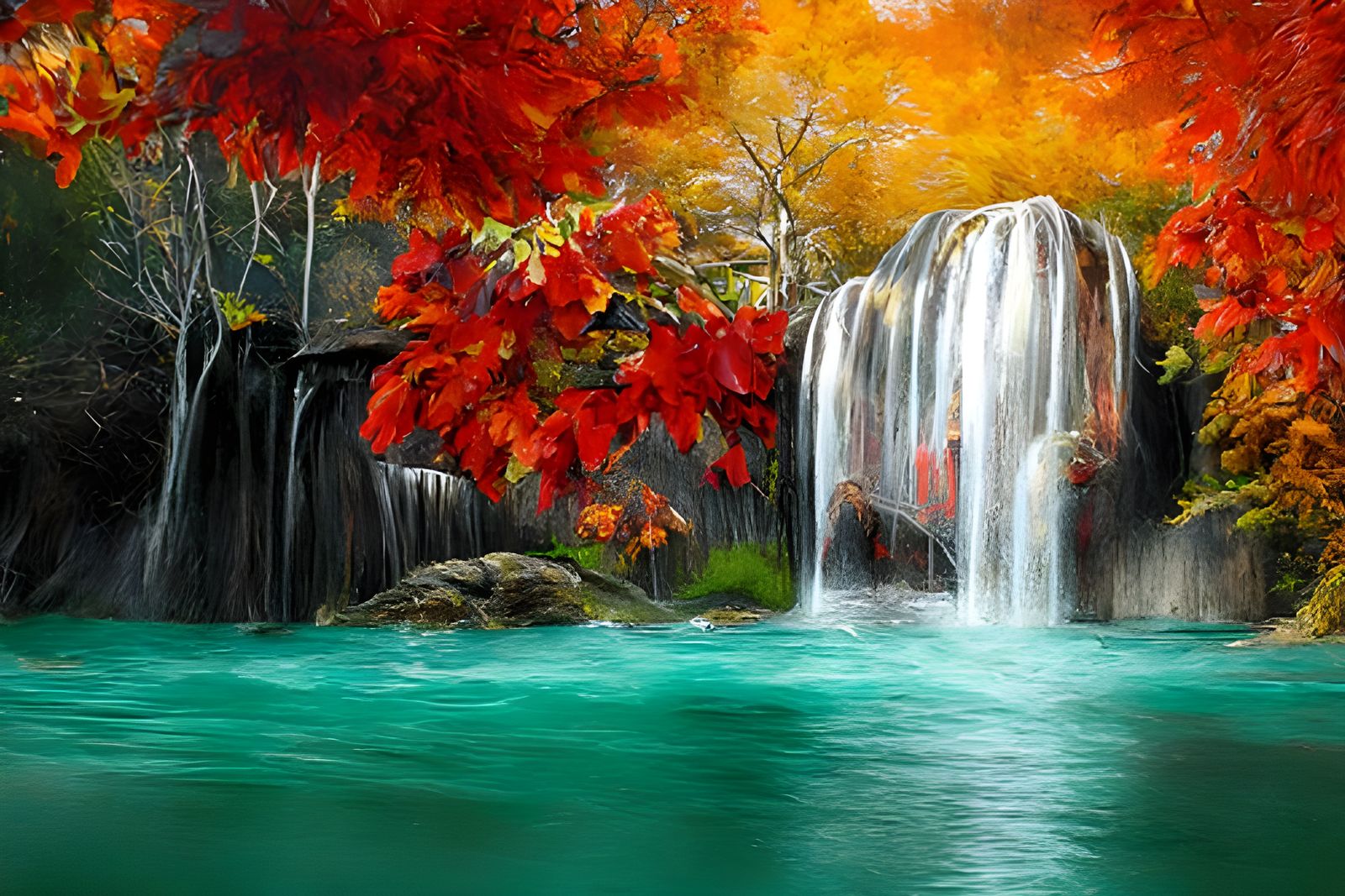 Autumn Waterfall