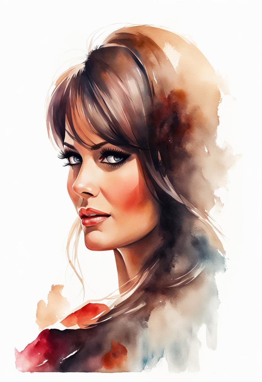 Schauspielerin schaut " Spiel mir das Lied vom Tod"  2/2