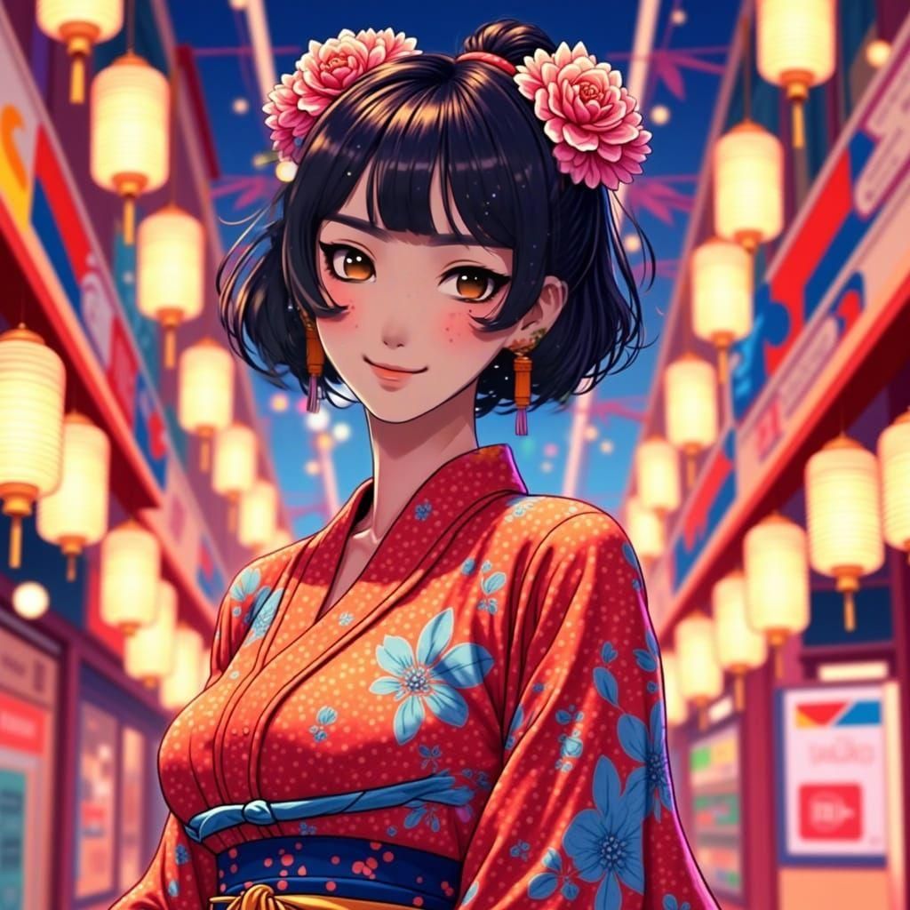 snap crackle pop anime girl