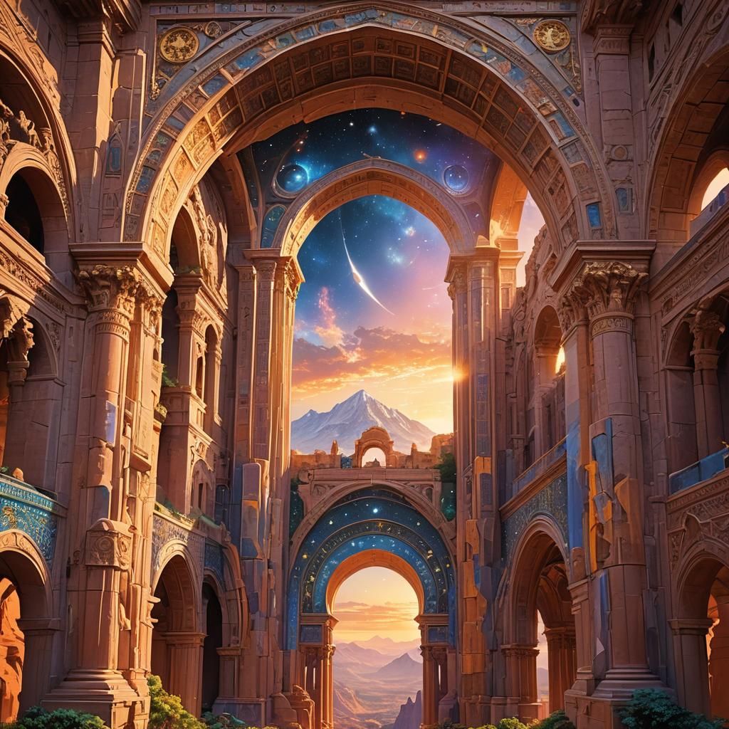 Celestial Stone Portal to Heavenly Realm