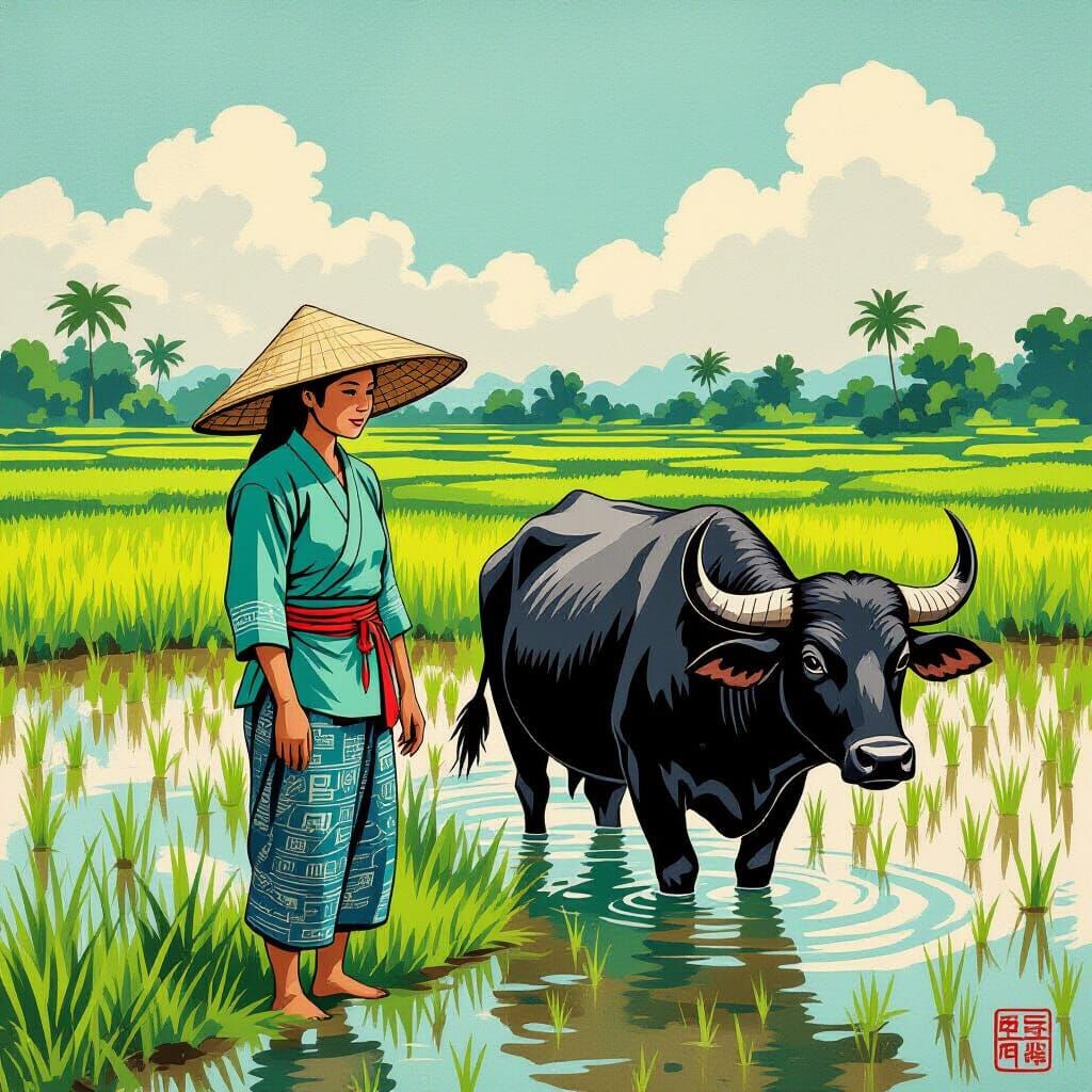Rice farmer