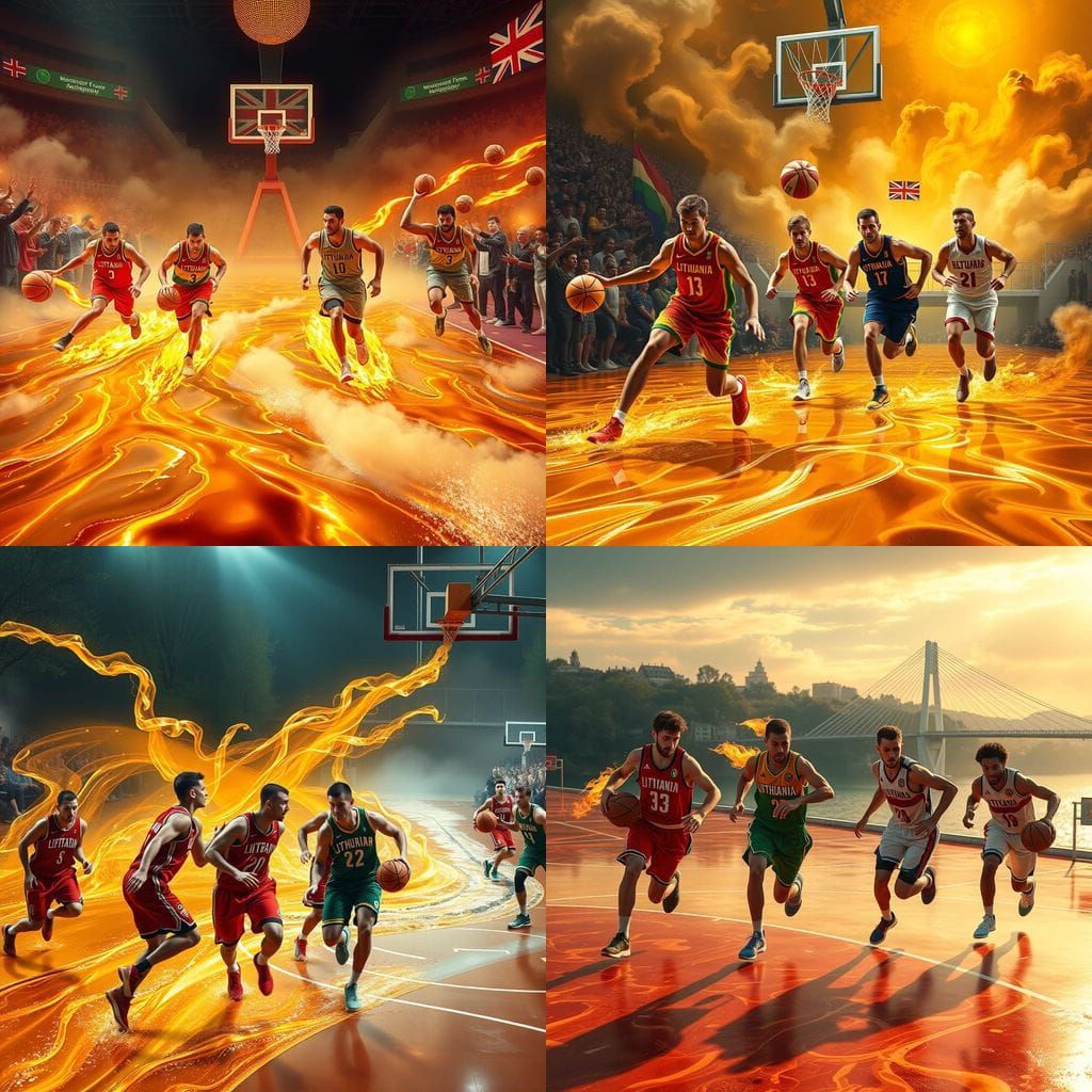 Lithuanian vs British Basketball: River of Amber