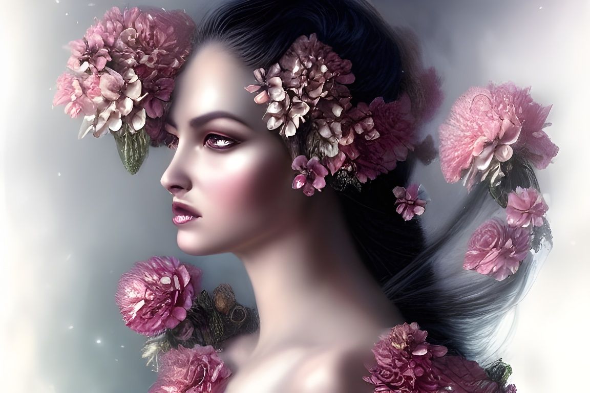 Crystalline Flower Nymph in Princesscore Style