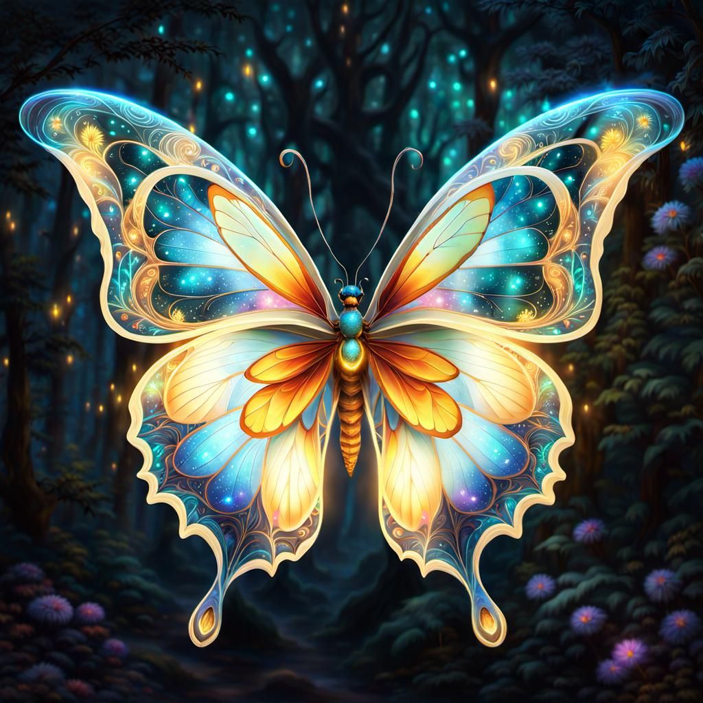 Glowing Butterfly