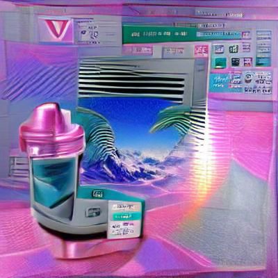 Vaporwave Aesthetic Visual Example