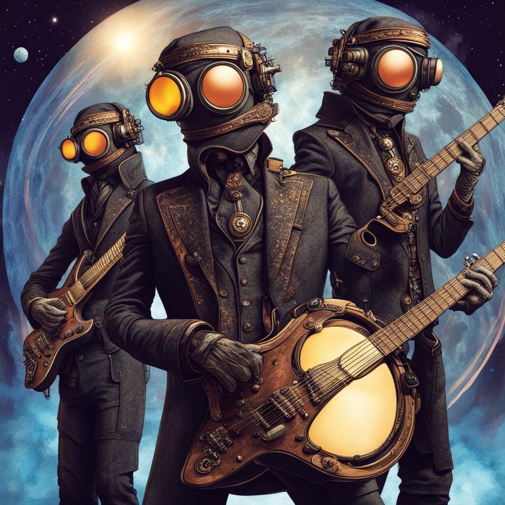 Steampunk Band Plays Progressive Rock in Space