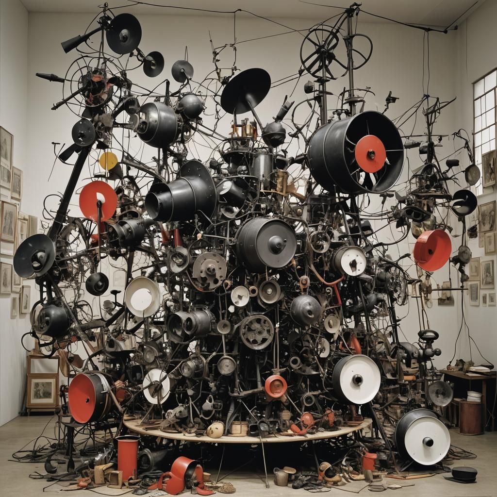 Kinetic Sculpture of Pure Malice, Inspired by Tinguely
