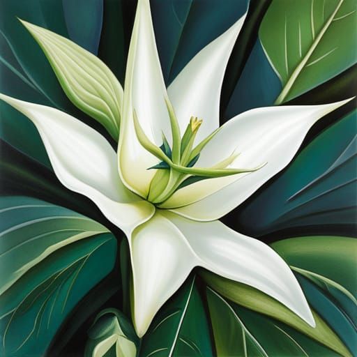 Datura Stramonium AI Generated Image