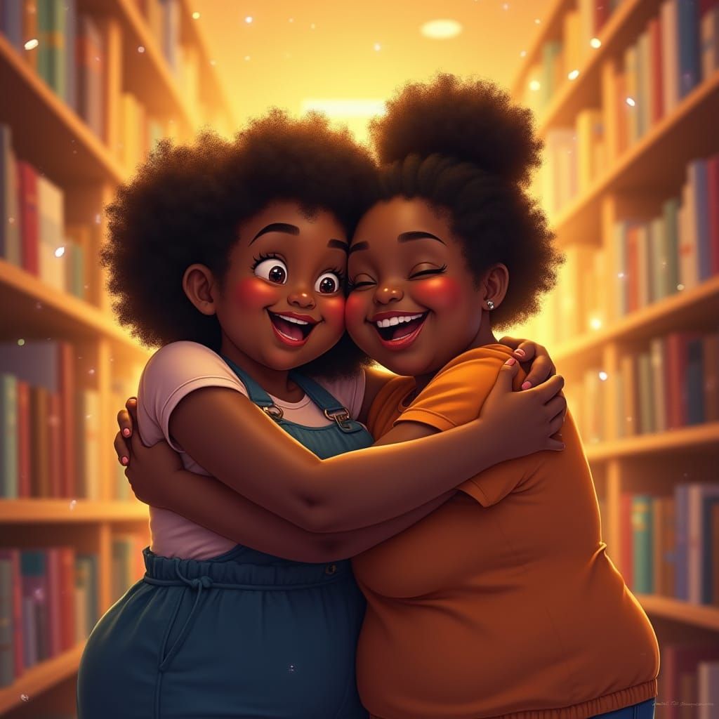 Celebrate Kindness with a Joyful Black Teen and Her Libraria...