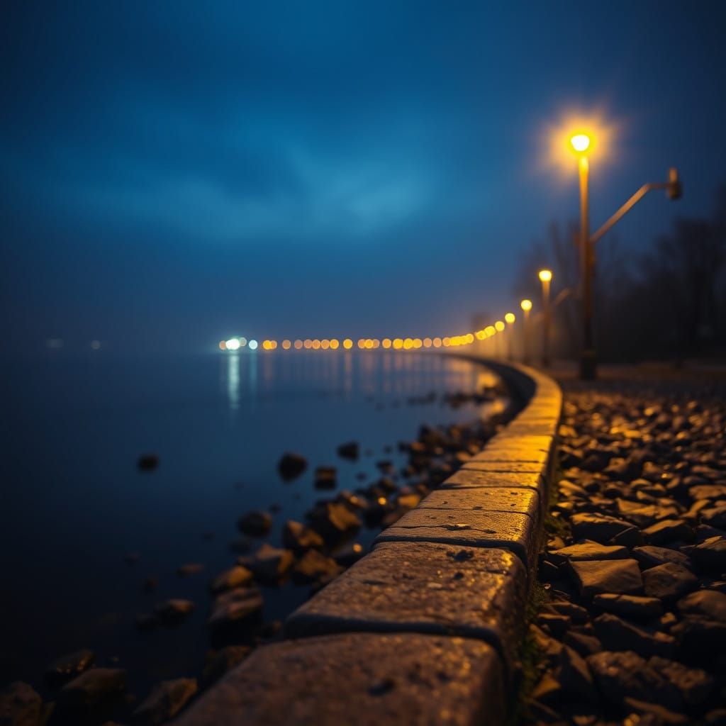 Hope Illuminates the River's Mists in a Professional Portrai...