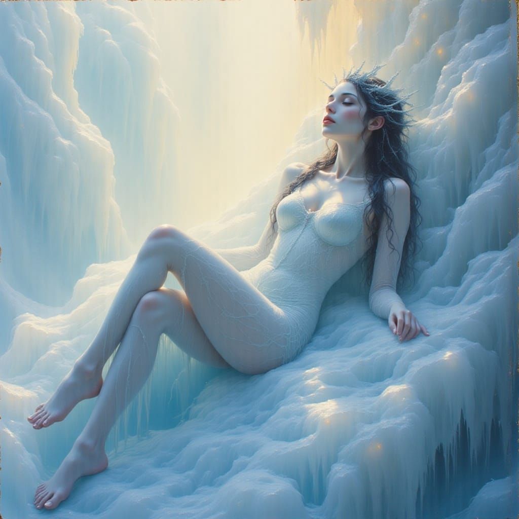 surreal winter born of ice,