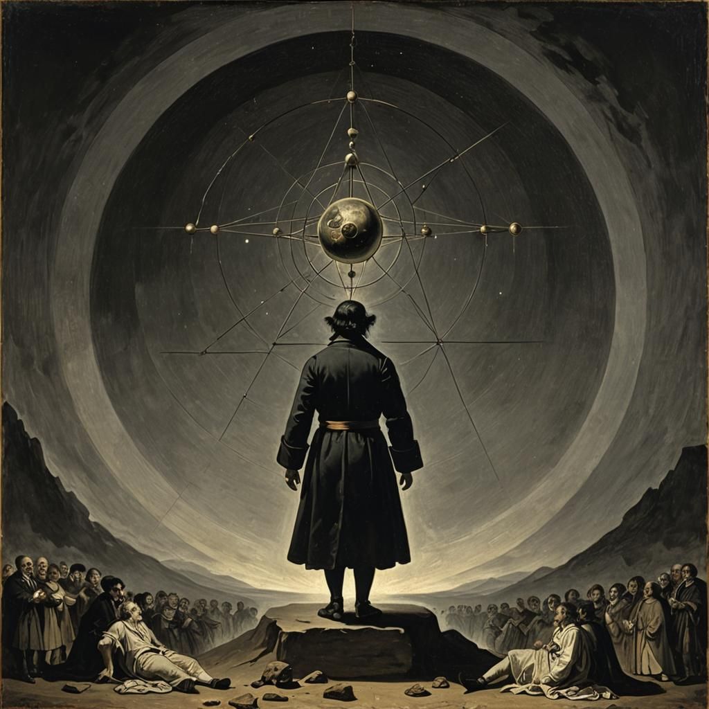 Quantum equilibrium, Goya, dark symbolism