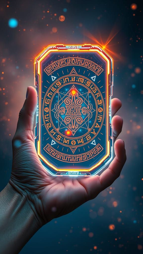 Mystical Handheld Device Radiates Otherworldly Energy