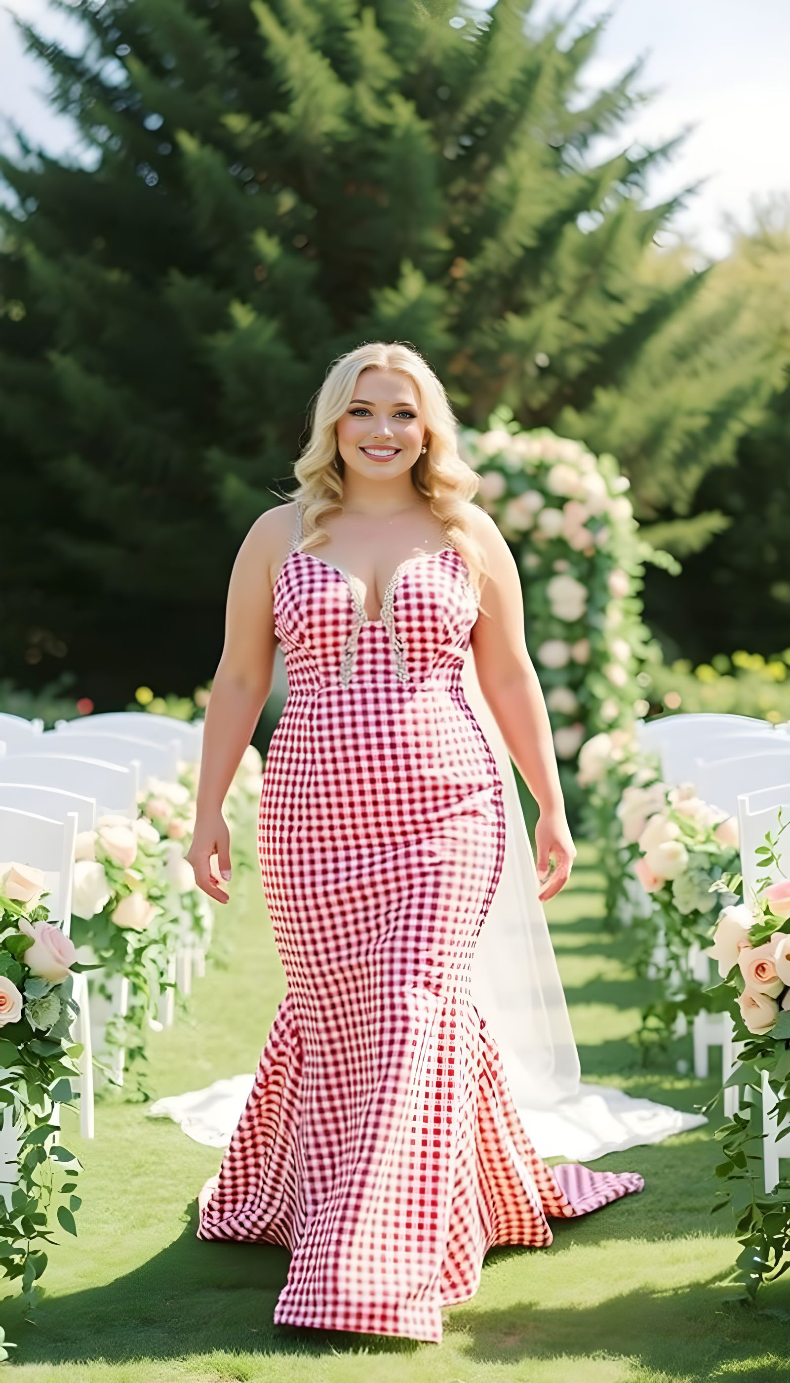 Gingham Print Bride