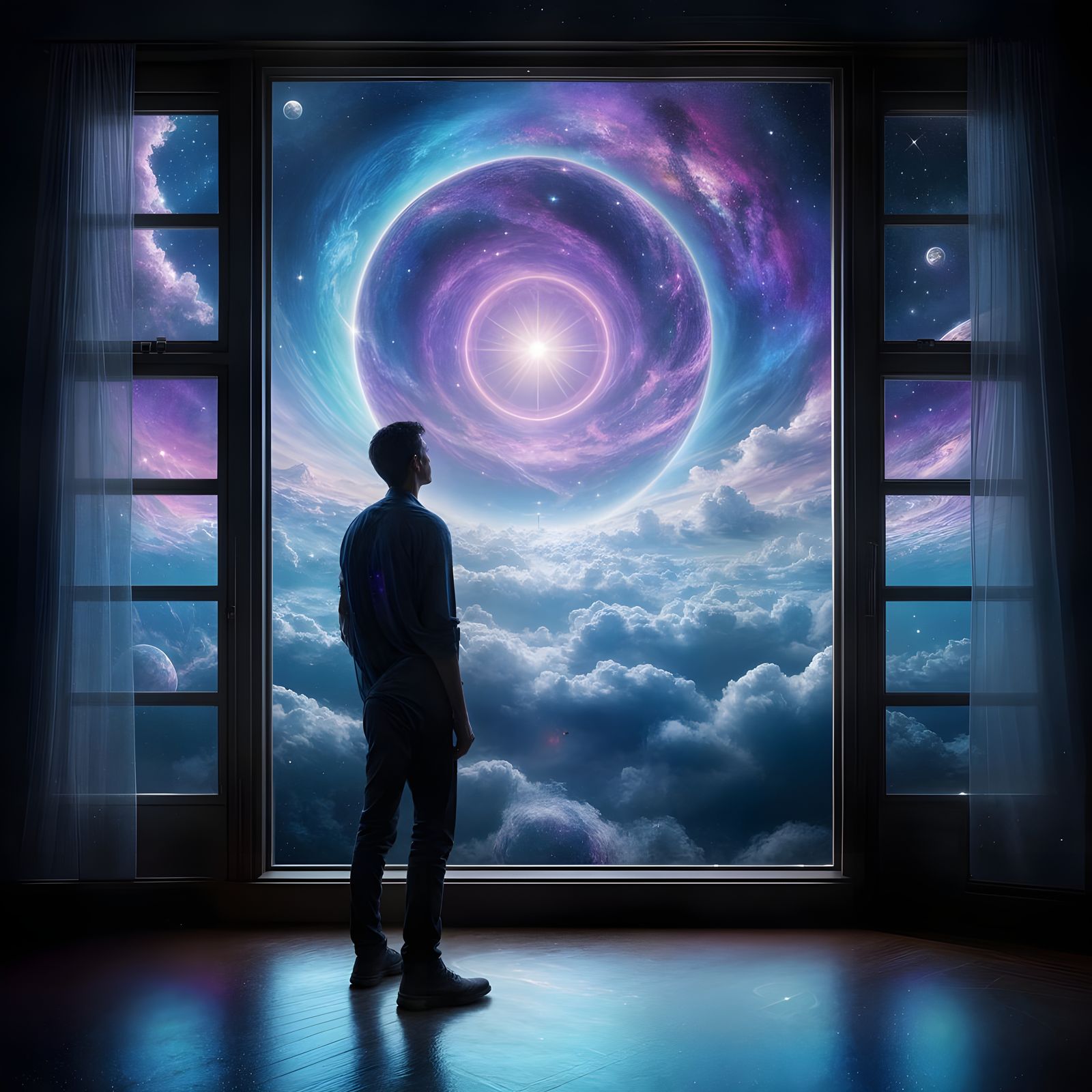 Glimpse of Endless Cosmos in 8K Holographic Brilliance