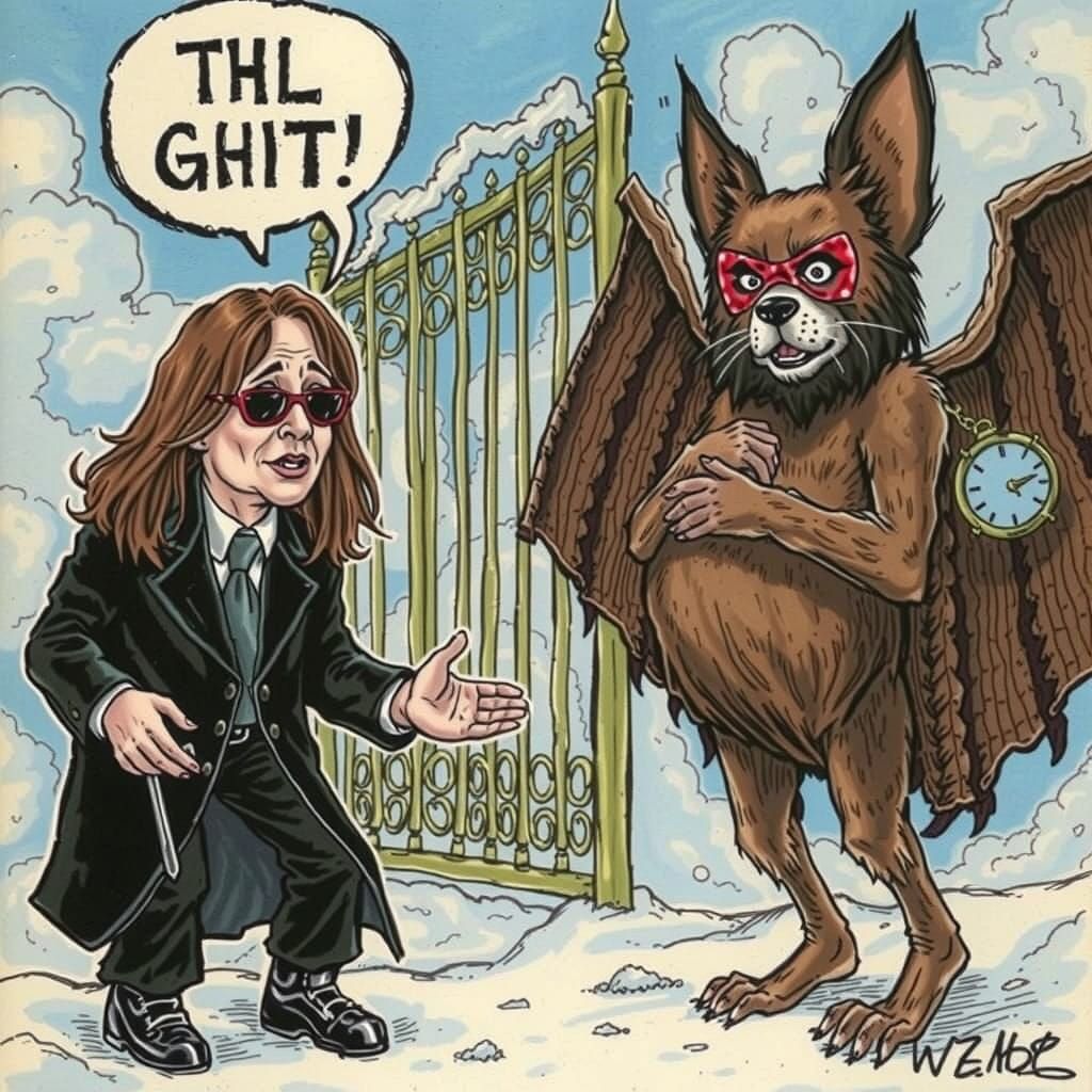 Ozzy Portrait Generated by AI