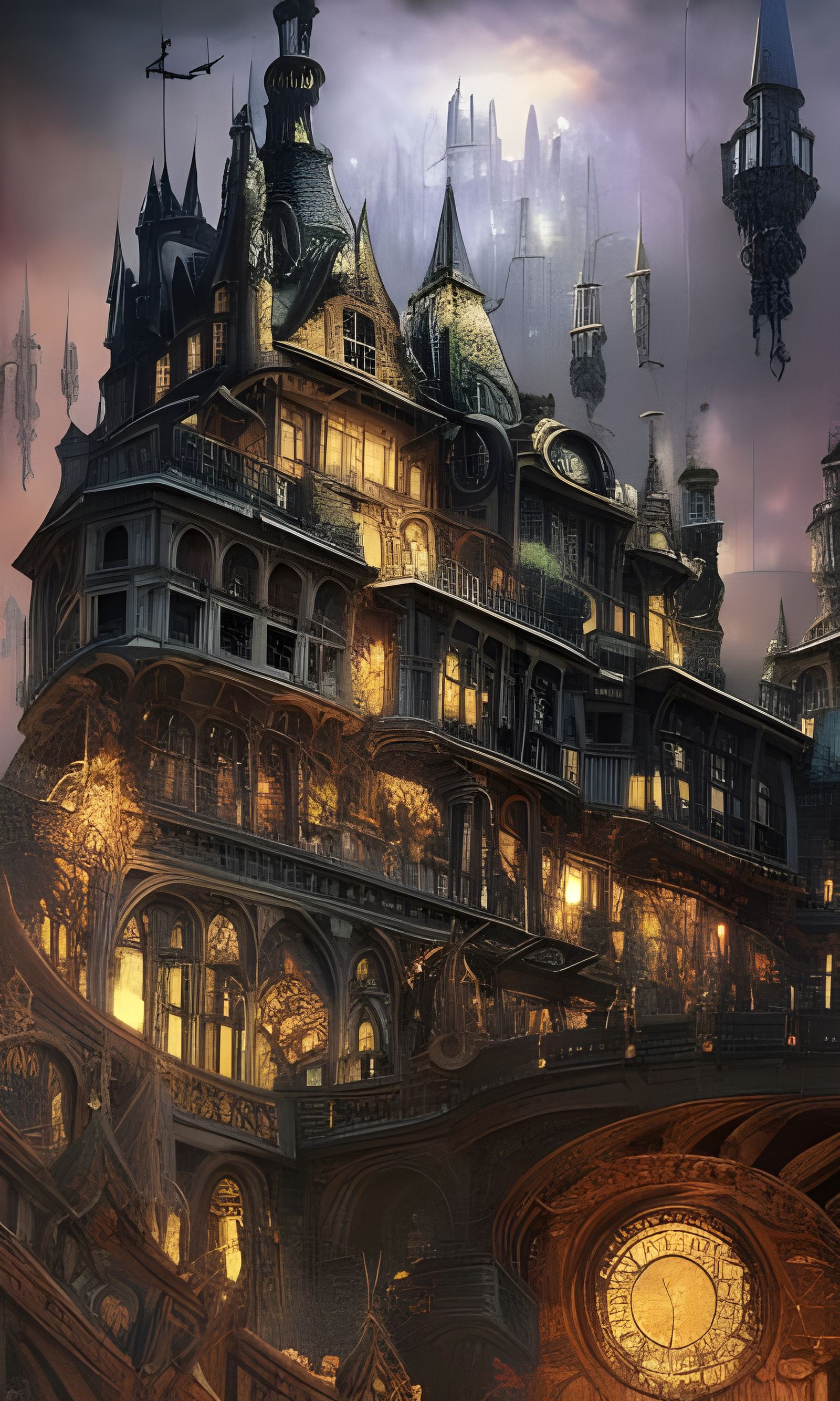 Steampunk city