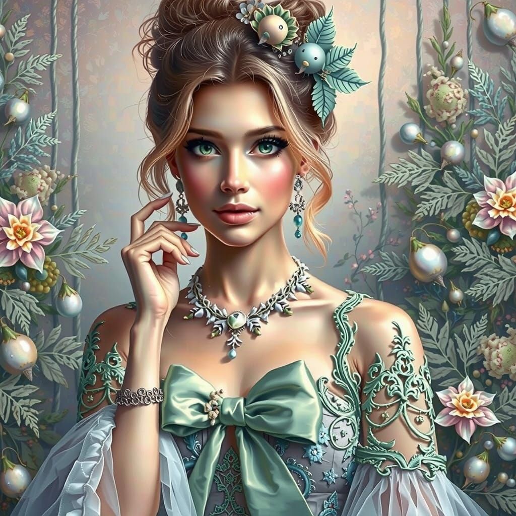 Lora in Whimsical Oil Painting Style