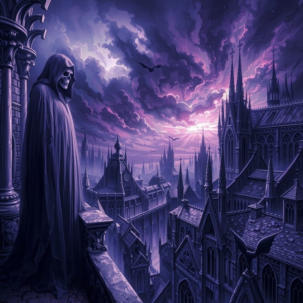 Enigmatic Figure in Shadowy Ambiance