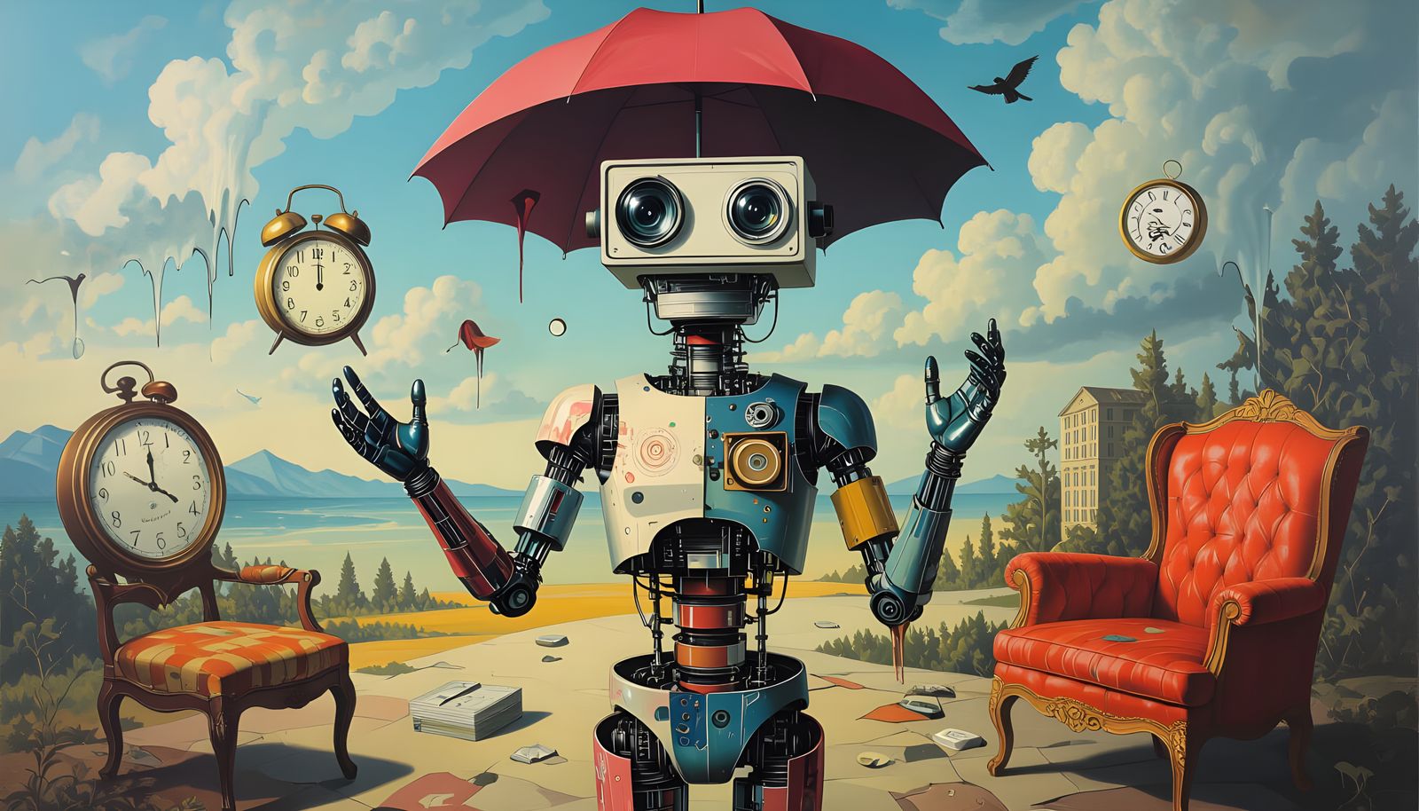 Dada-Inspired Chaos: Mismatched Body Parts and Nonsense Obje...