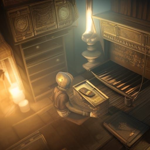 Pandora's Box Opening: 3D Game Cinematic Render