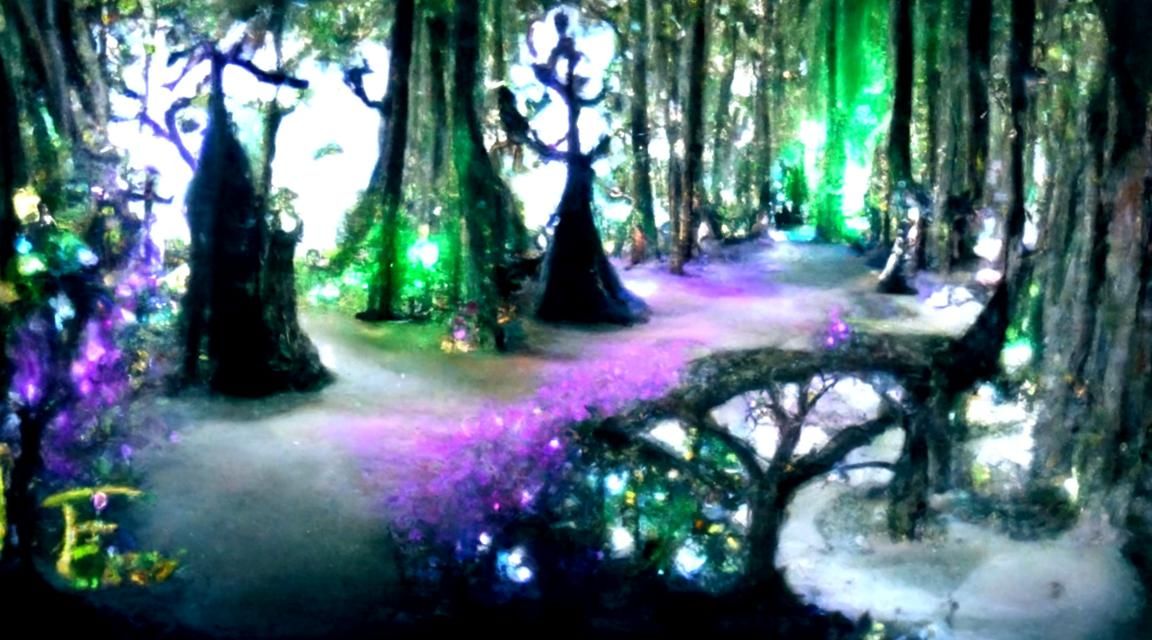 AI Generated Enchanted Forest