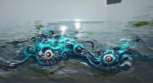 Umibozu Monster in Detailed 4K Unreal Engine