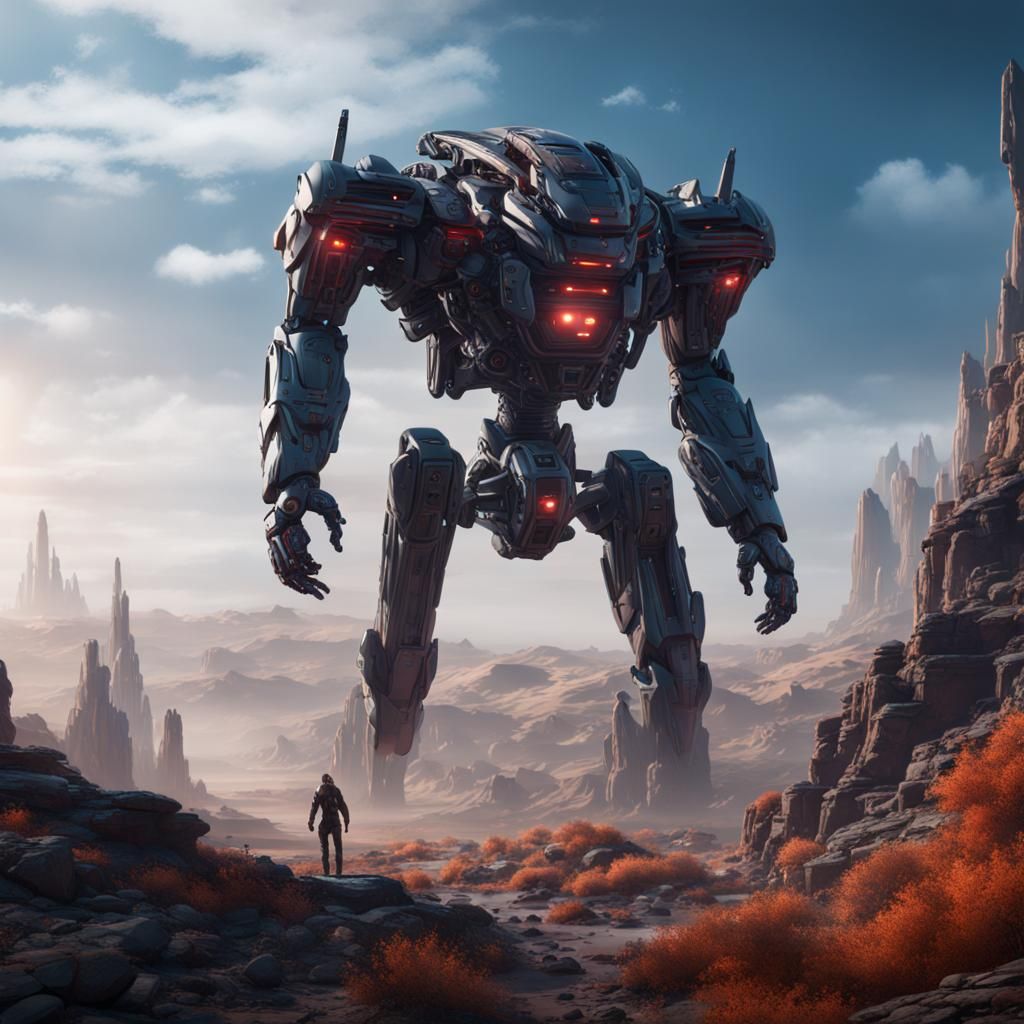 Fantastical Matte Painting with Intricate Details