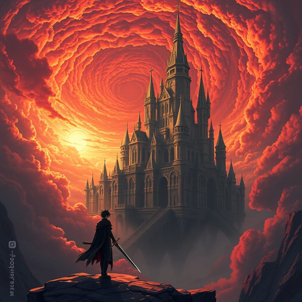 Aincrad Castle in the Sky: Kirito's Vigil