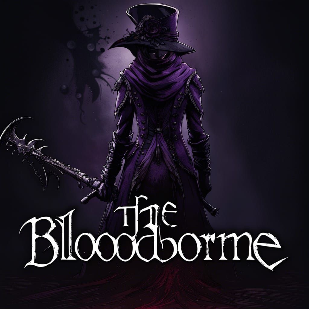 Bloodborne-Inspired Female Hunter in Dark Attire