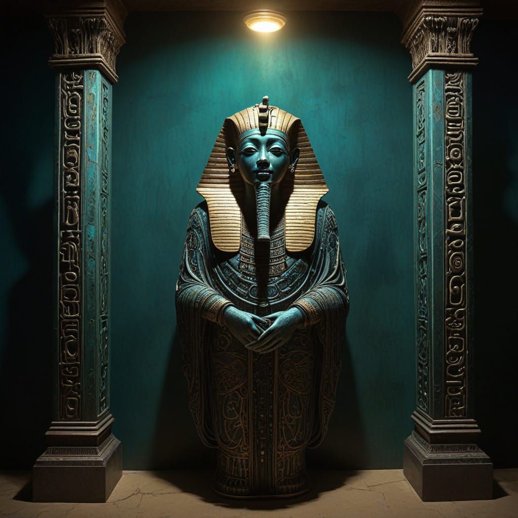 Ancient Egyptian Tomb Transports to Futuristic Realm