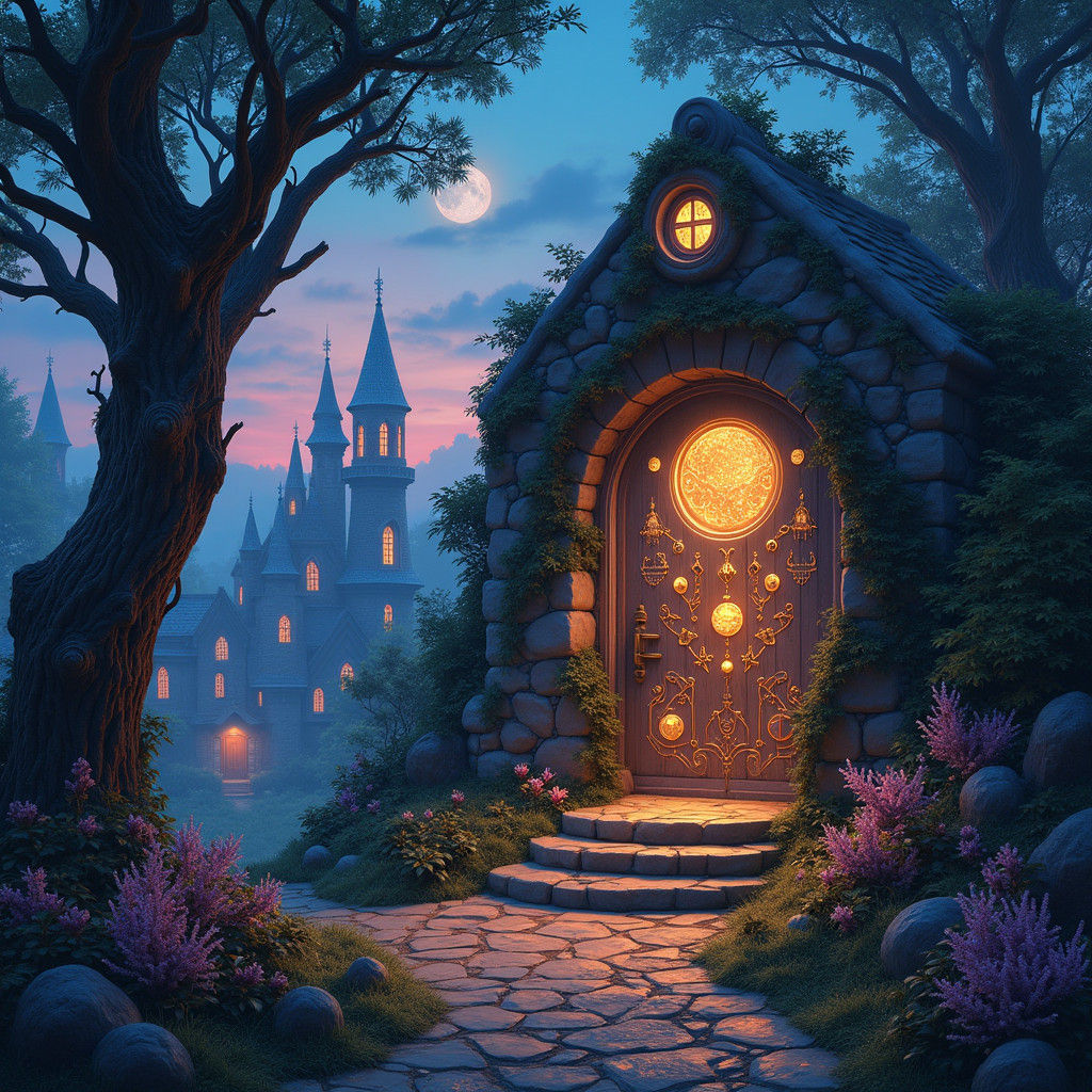 Mystical Doorway to a Fantasy Restaurant