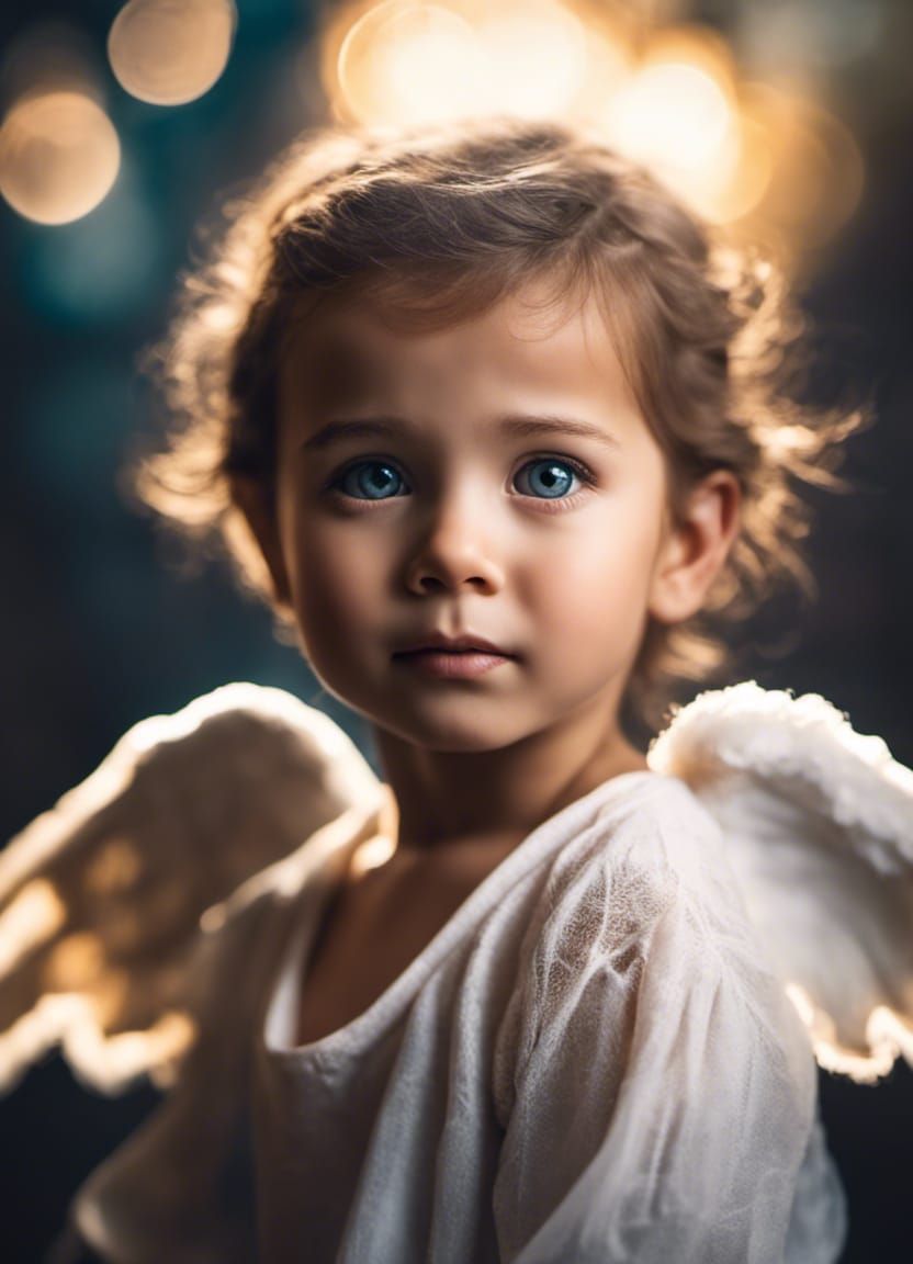 Luminous Angel Portrait in Natural Lighting