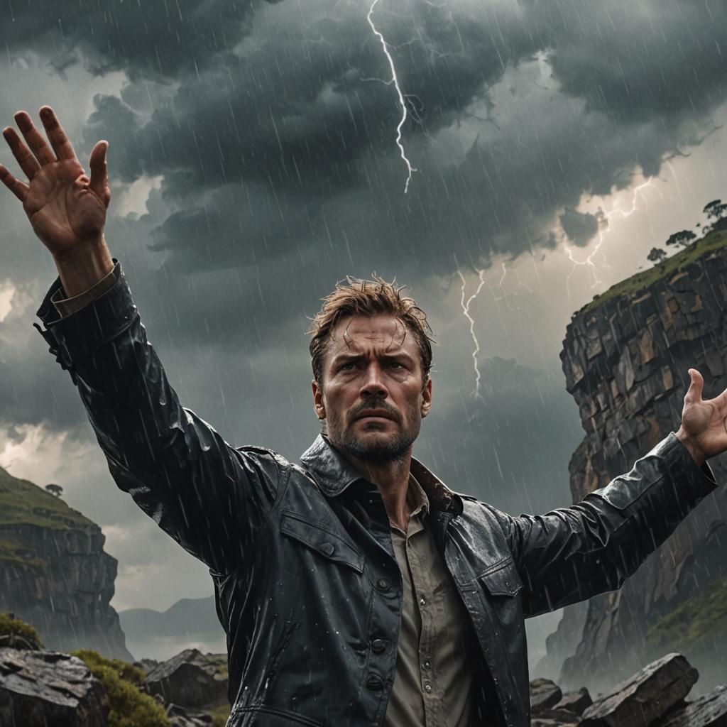 The Rain King Controls a Stormy Landscape