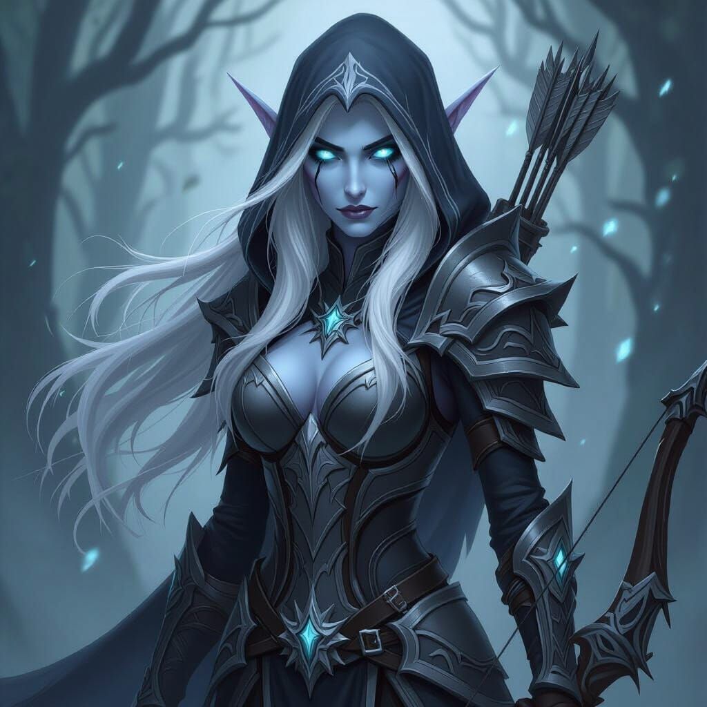 Sylvanas Windrunner Digital Painting
