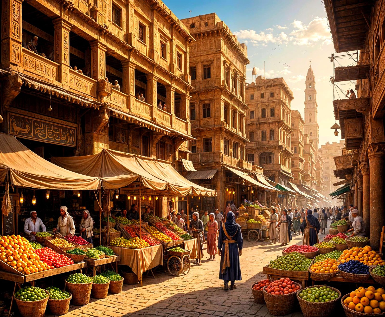 Egyptian Food Market in Ancient Times