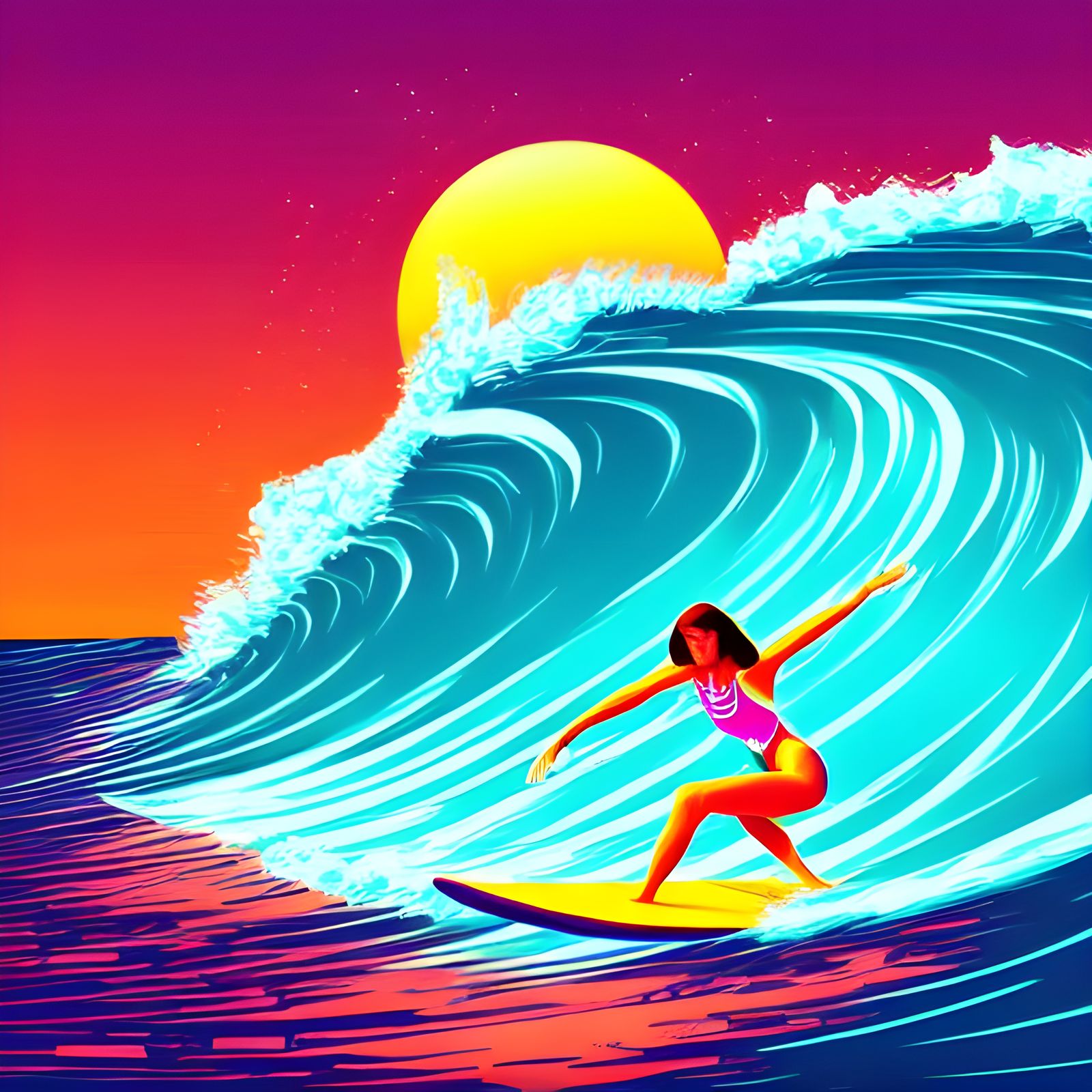 Surfing the vaporwave