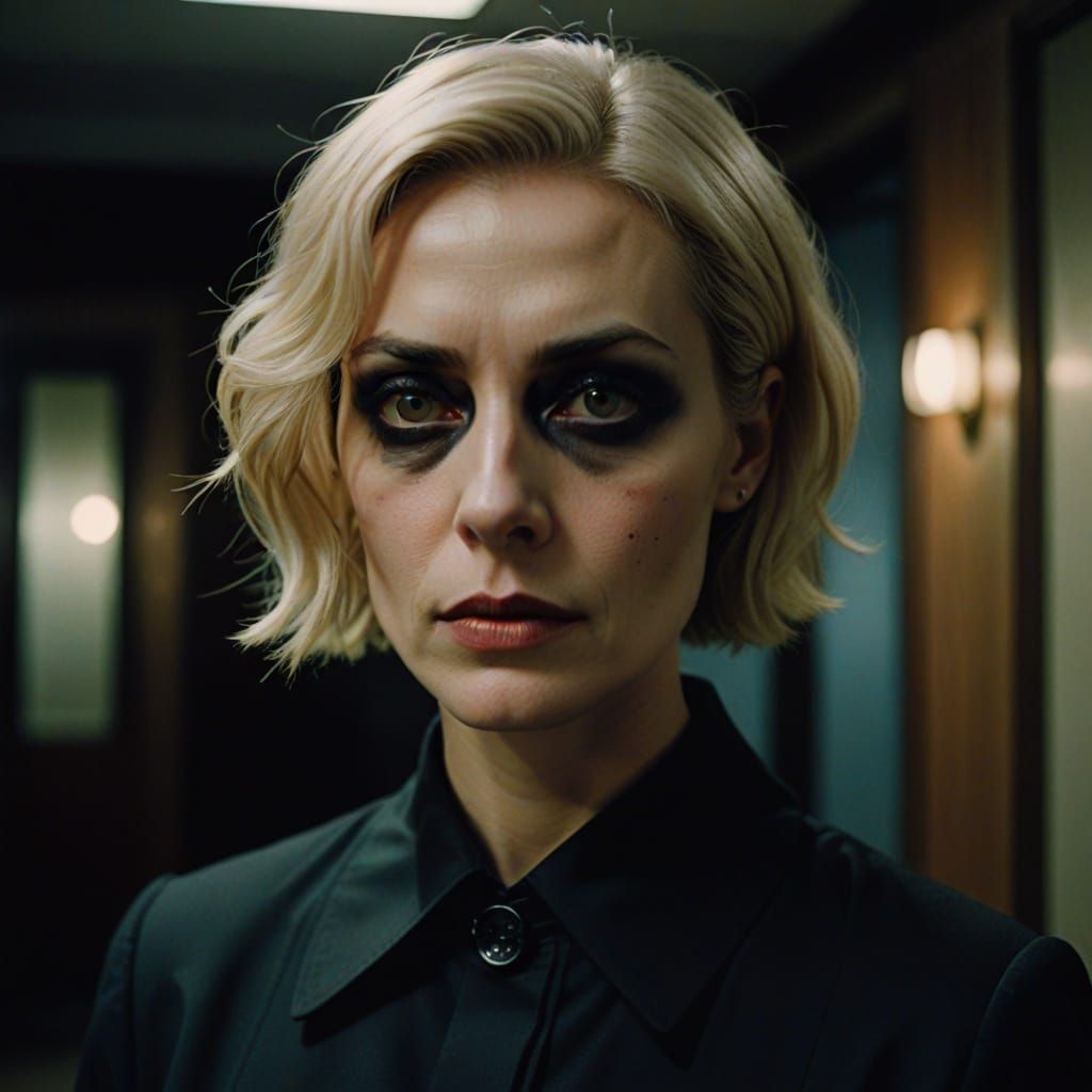 Hyperrealistic Portrait of an American Mortician