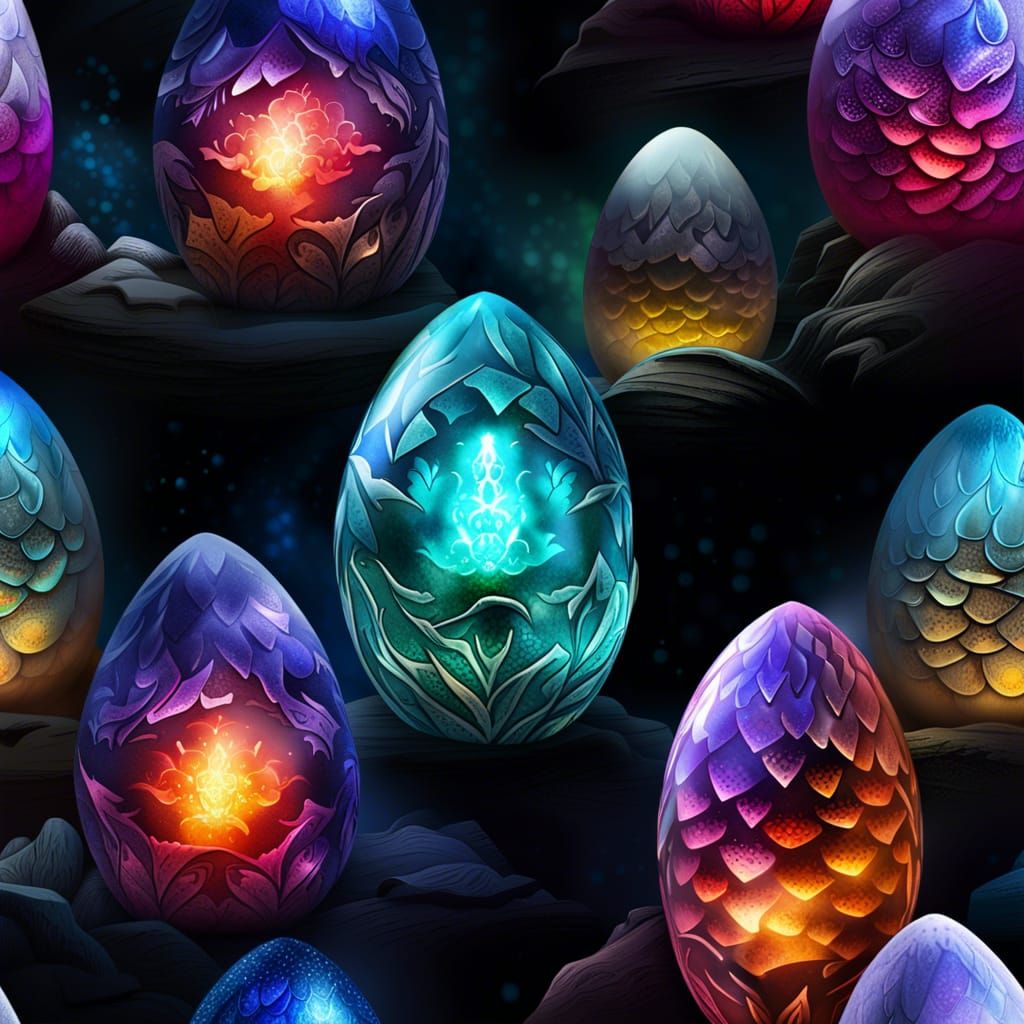 Ice Crystal Dragon Egg