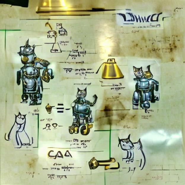 Dwemer Schematics: Robotic Cat Design