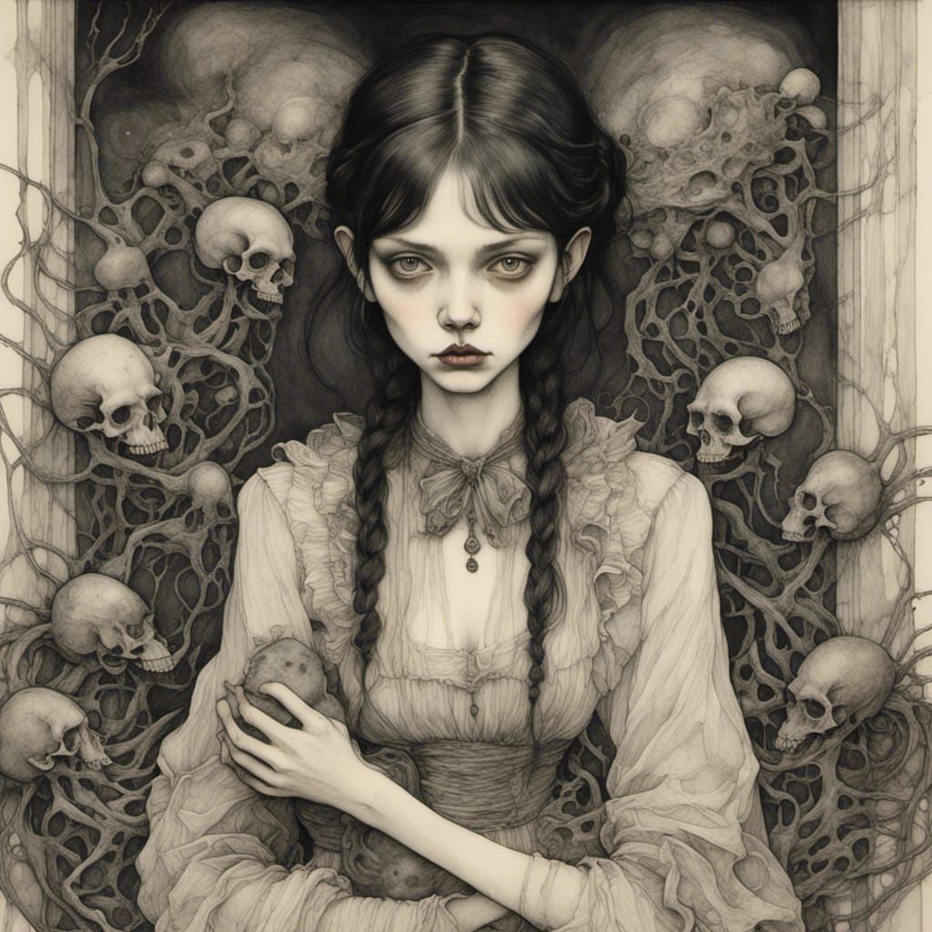 Surreal Nymphs in a Nebulous Landscape