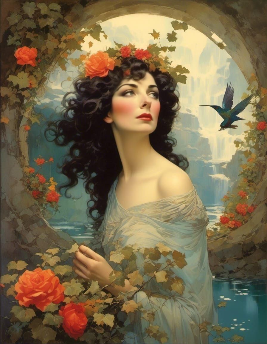 KATE BUSH - Maxfield Parrish