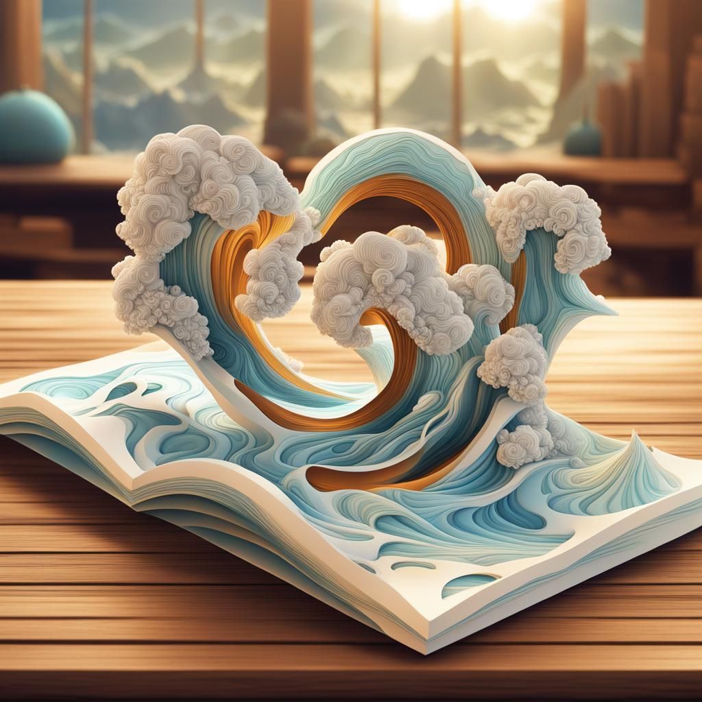 Mount Olympus at Dawn with Fractal Design