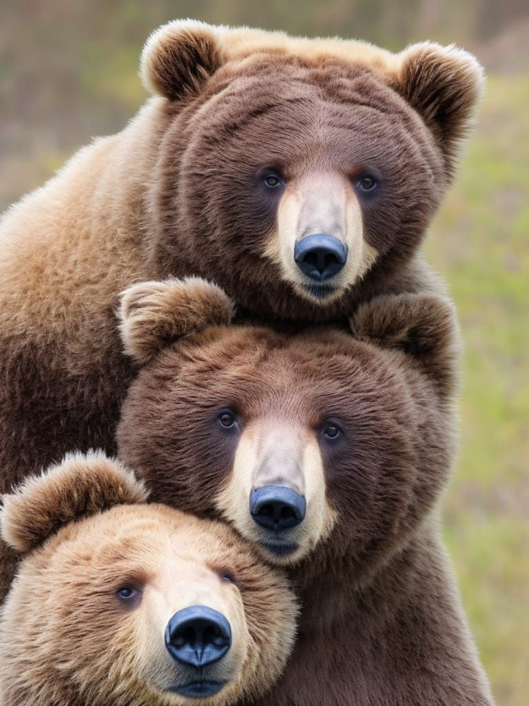 Cute Bear Generated by AI