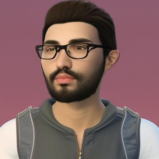 Matthew Convento as a Sim Character