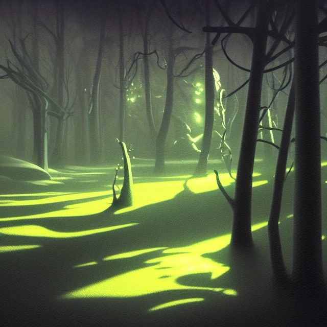 Eldritch Figure Awakens in a Mysterious Fantasy Landscape