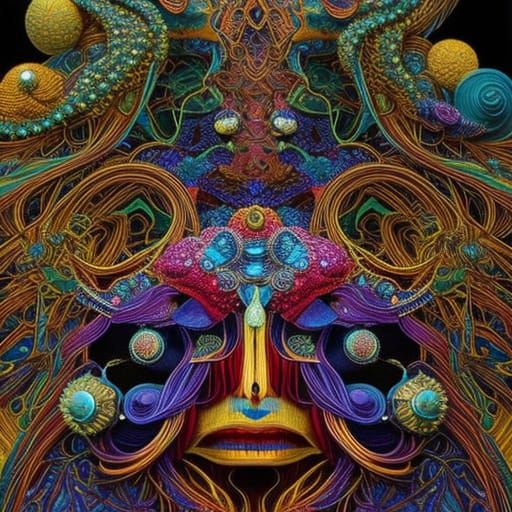 Hypercomplex Jewelry in Surreal Digital Art