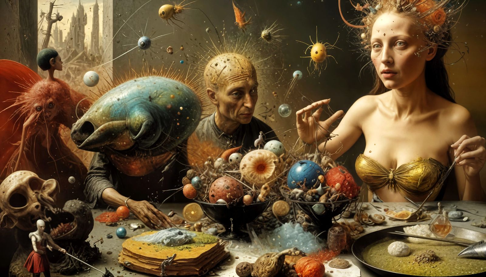 Magical hackles are raised as they are feeling something large and melaign