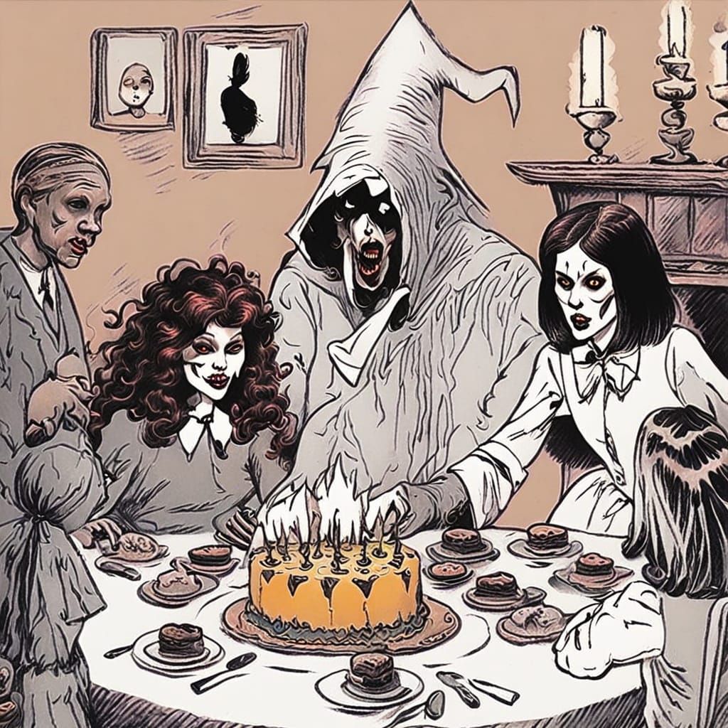 Sinister Spooky Party Host Revealed As Witch